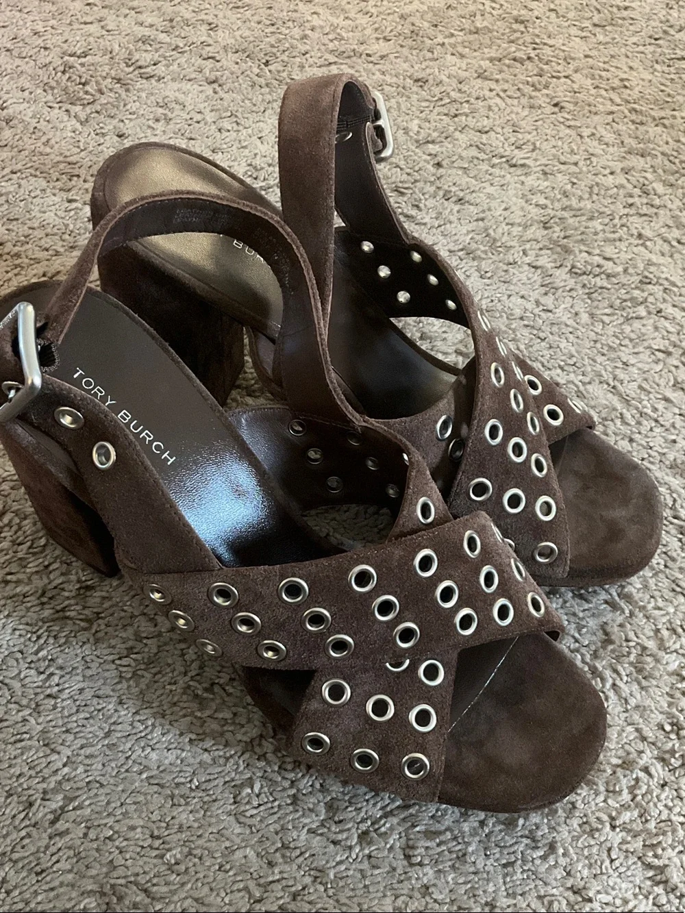 Tory Burch suede cross